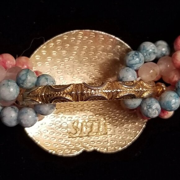 Vintage Siti Cloisonné Quartz Necklace - Picture 5 of 8